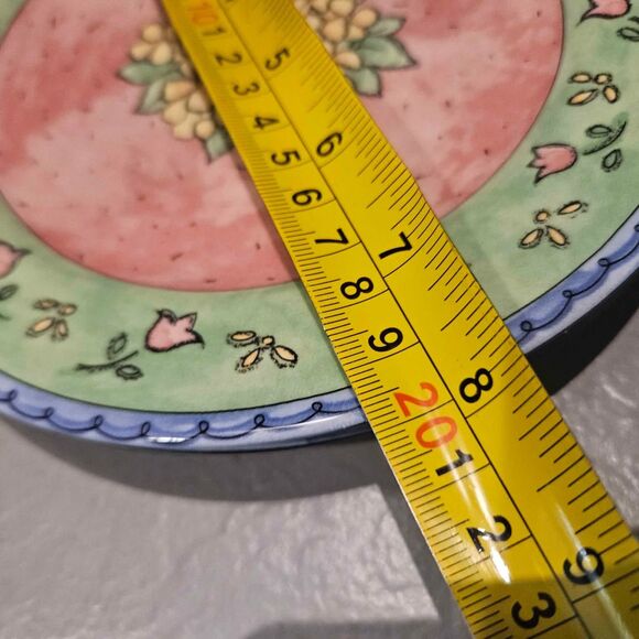 Watercolors by Sango Blueberry Sky 3000 2 Salad Plates 7 7/8"  by Sue Zipkin - Picture 7 of 7